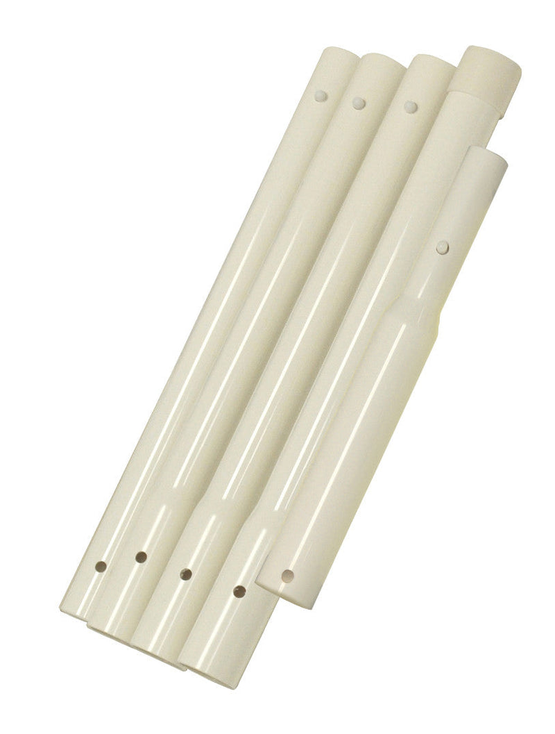 P21X5PC / CFPOLE5PC 5 Piece Pole: 51.62 in. assembled - White